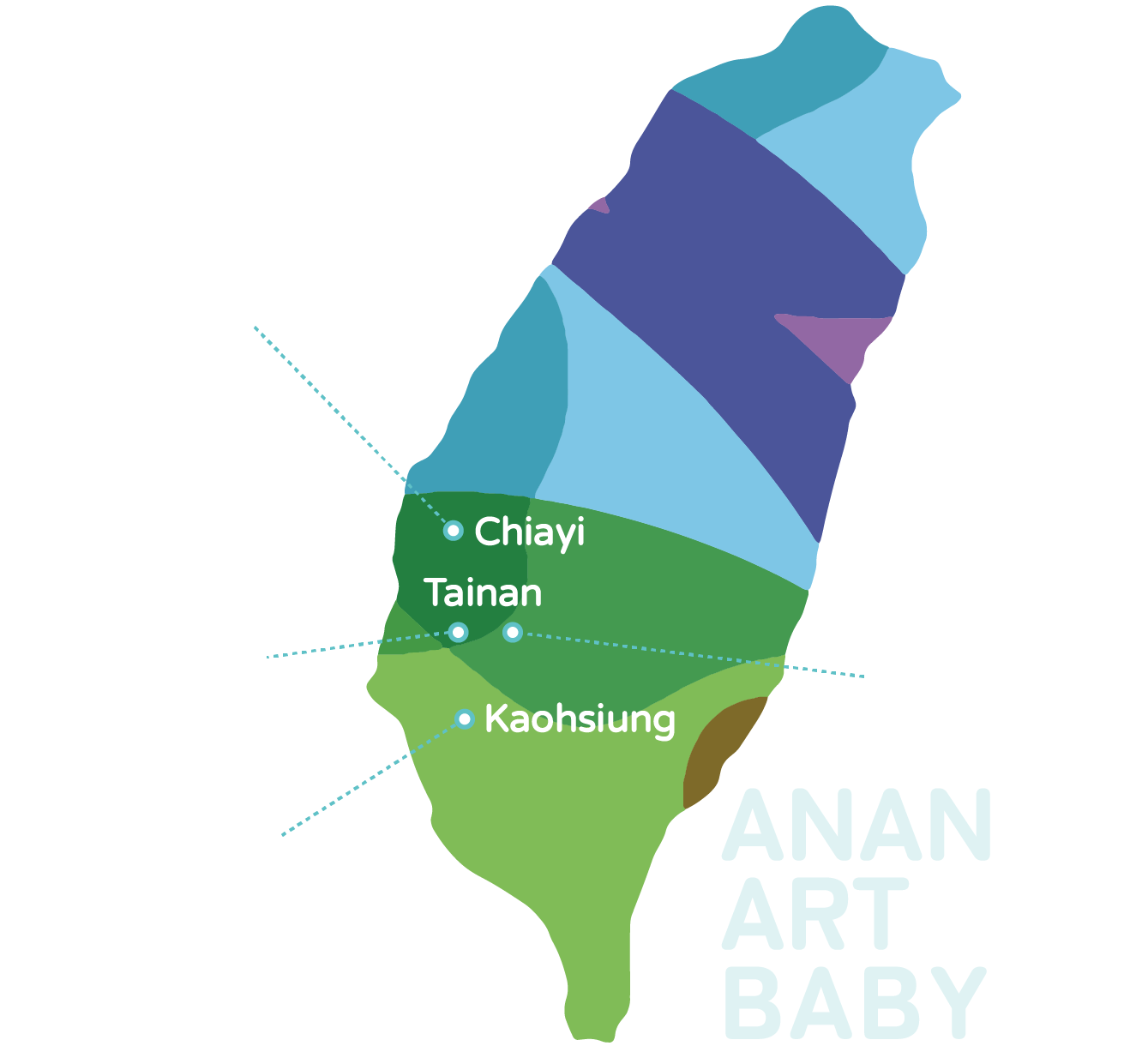 AN-AN Art Baby Reproductive Medicine Group-Group Distribution Map